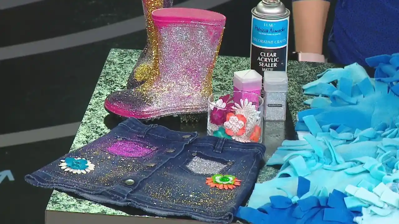 Close up on a plate of mashed potatoes, topped with baked pork chops with cream of mushroom soup, and a side of green beans.